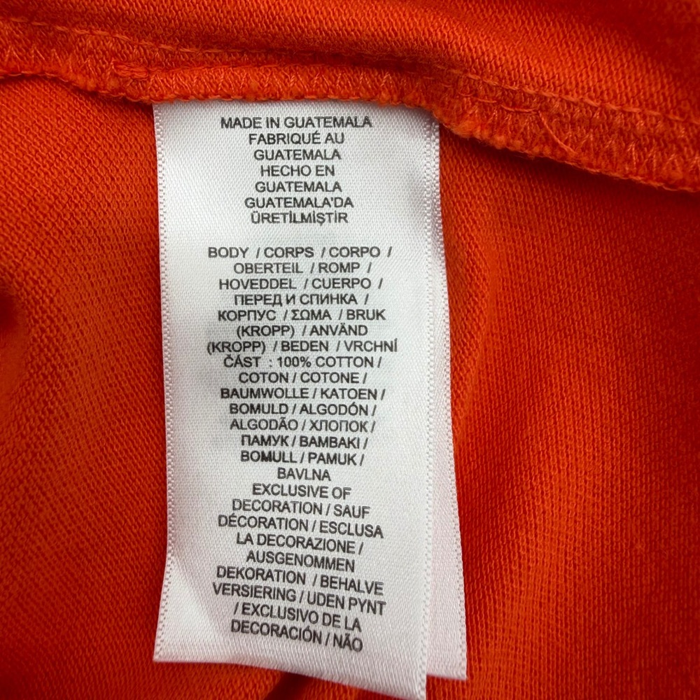 Polo Ralph Lauren Mens Orange Classic Fit Short Sleeve Pique Polo Shirt Medium - Picture 3 of 10